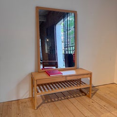 Brink Møbler teak console table with mirror, Scandinavia, 1960s