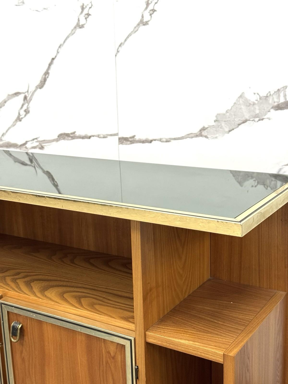 Consolle Design Scandinavo Geometrico Anni ‘70 In Legno Modernariato in vendita 2