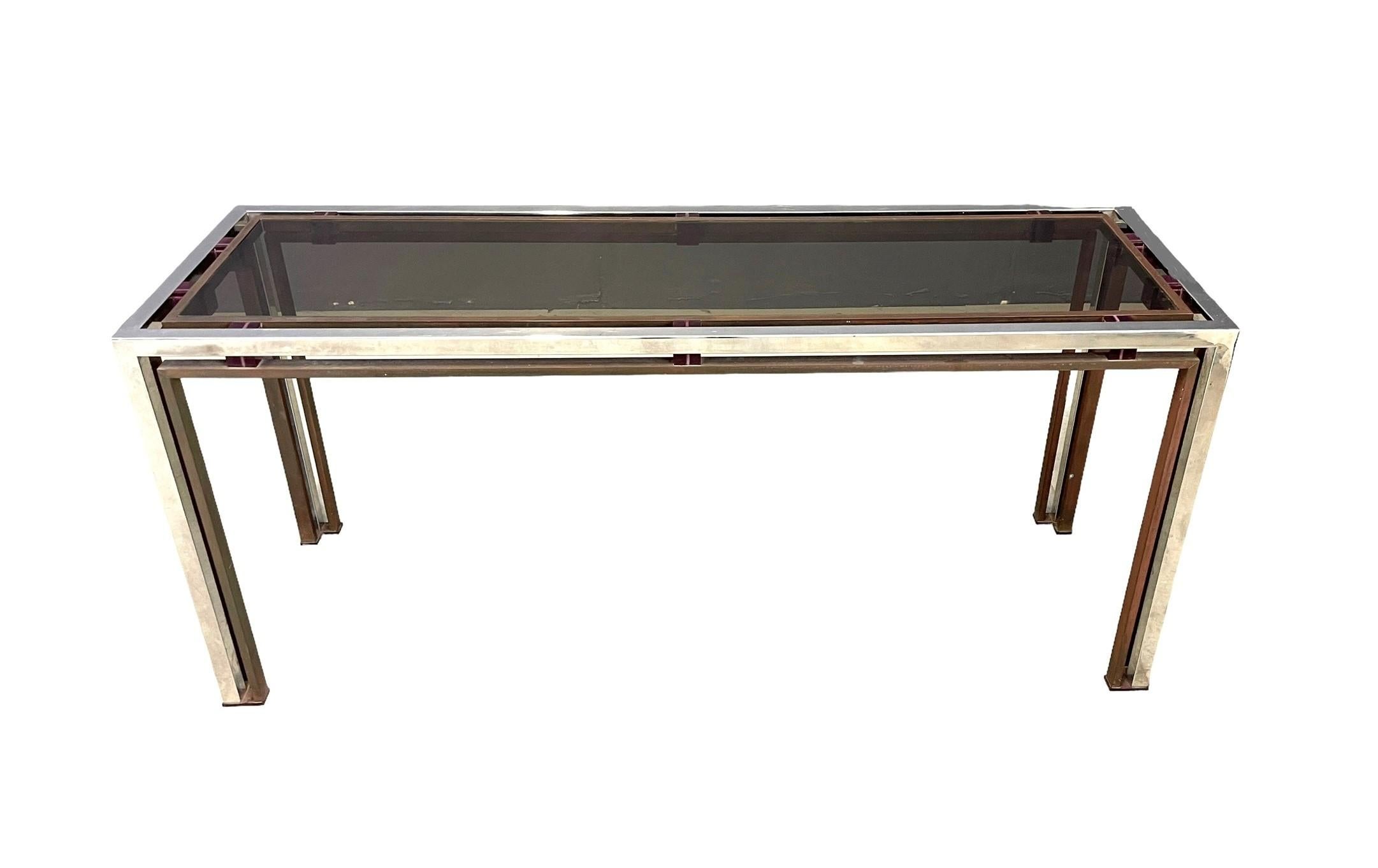 Console table by Romeo Rega, 1970s In Good Condition For Sale In Baranzate, IT