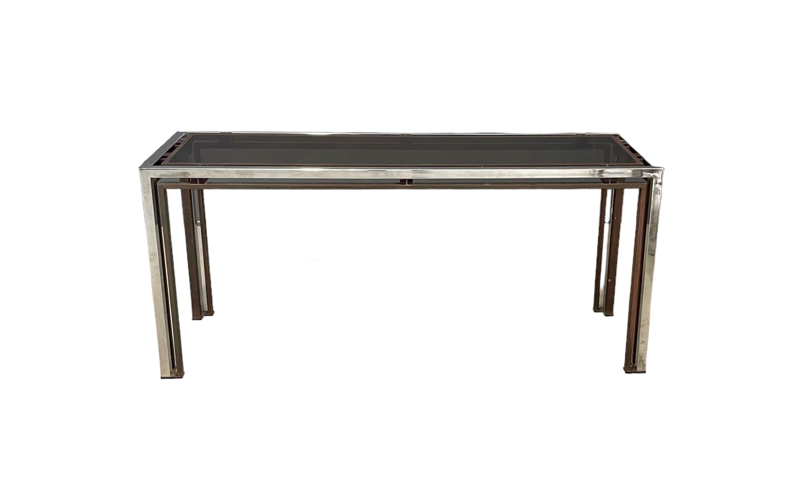 Late 20th Century Console table by Romeo Rega, 1970s For Sale