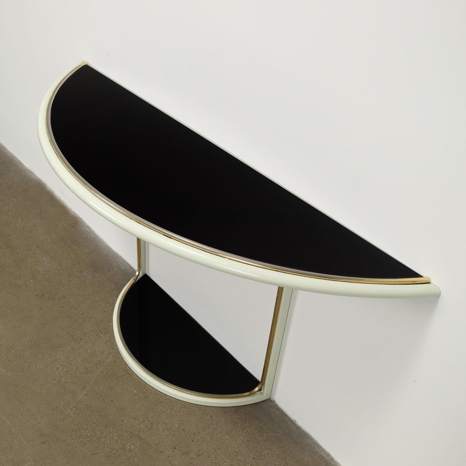 Mid-Century Modern Console de Tommaso Barbi 70s-80s en vente