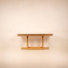 Console en bambou et laiton par Giacomo Sinopoli pour Lewan's Roma, Italie, 1970