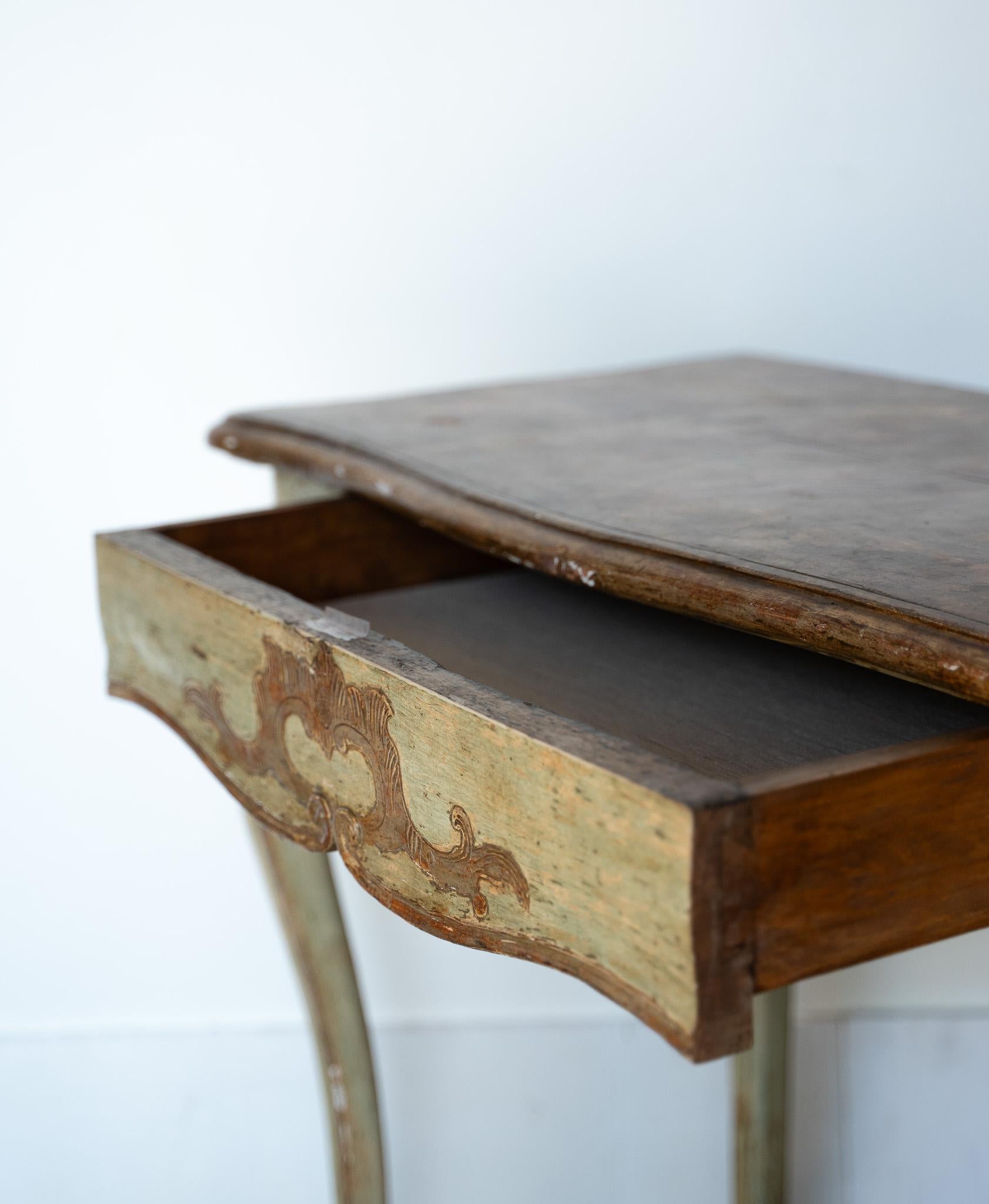 Lacquered wood console table Louis Philippe era For Sale 5