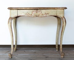 Lacquered wood console table Louis Philippe era