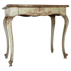 Lacquered wood console table Louis Philippe era