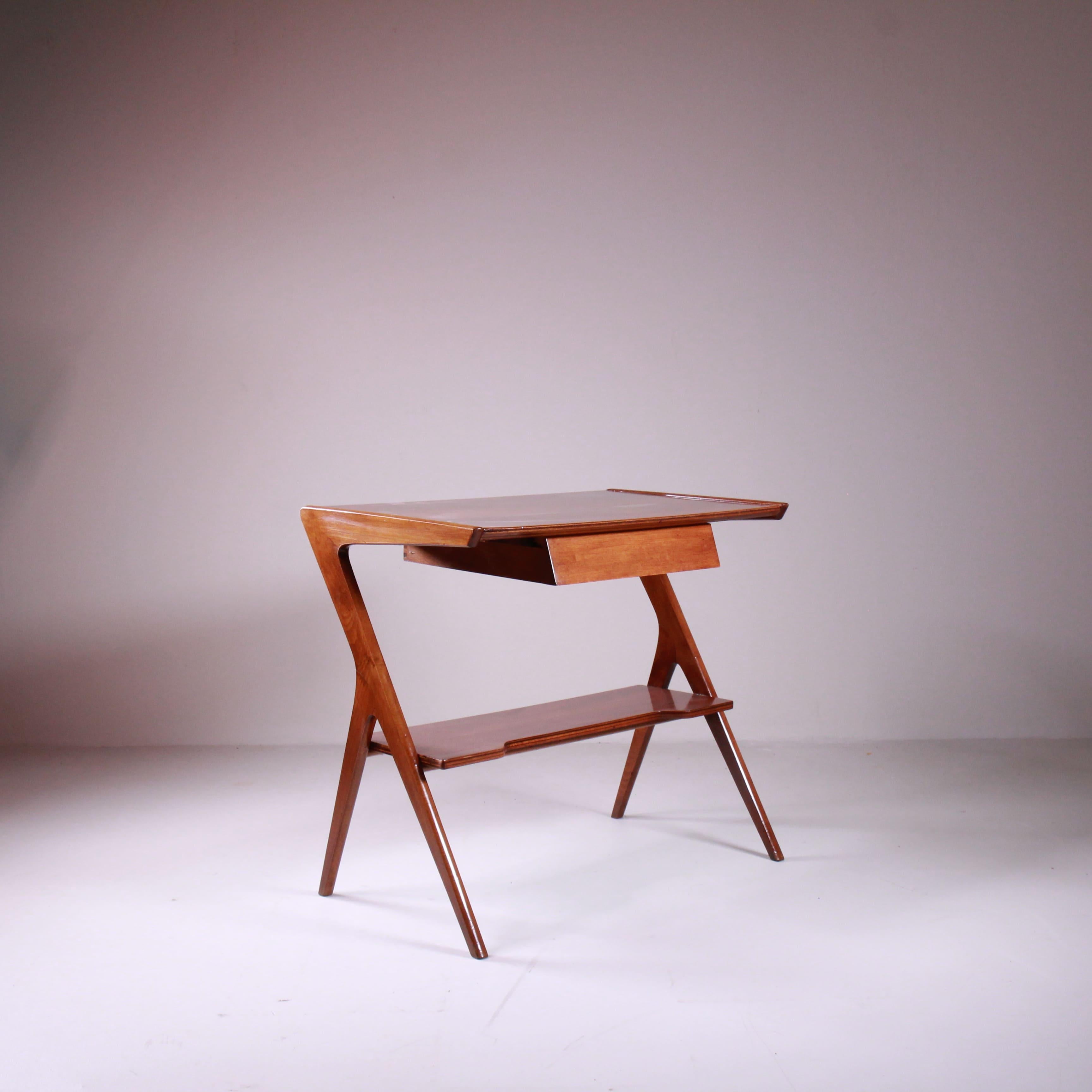 Mid-Century Modern Wooden console table, mid-century, 1950s For Sale