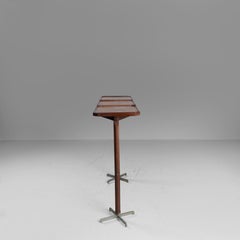 Table console en bois de rose, fabrication italienne, 1960