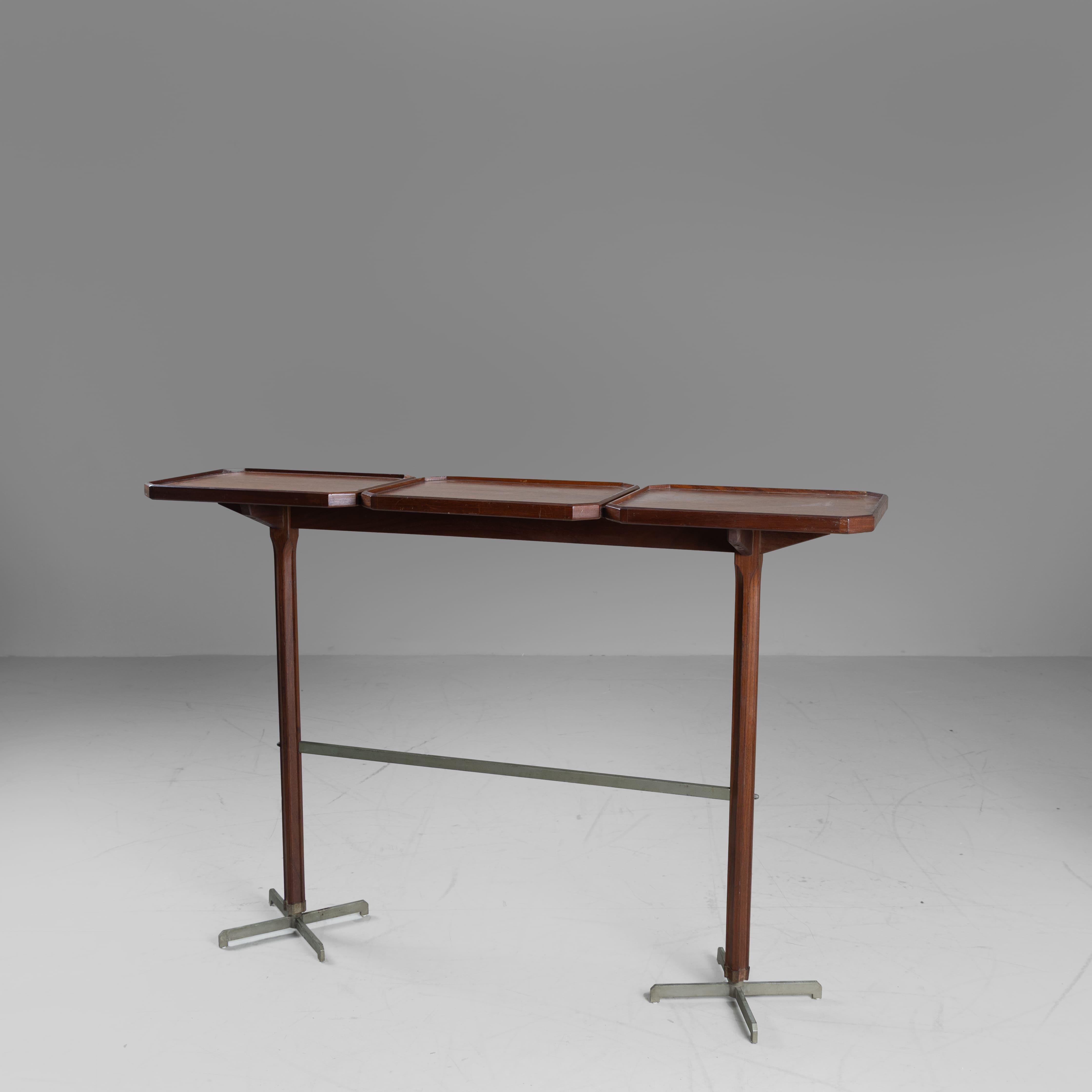 Konsolentisch aus Palisanderholz, italienische Herstellung, 1960 (Mid-20th Century) im Angebot