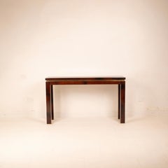 Tobacco Parchment Console by Aldo Tura, Italy, 1960s