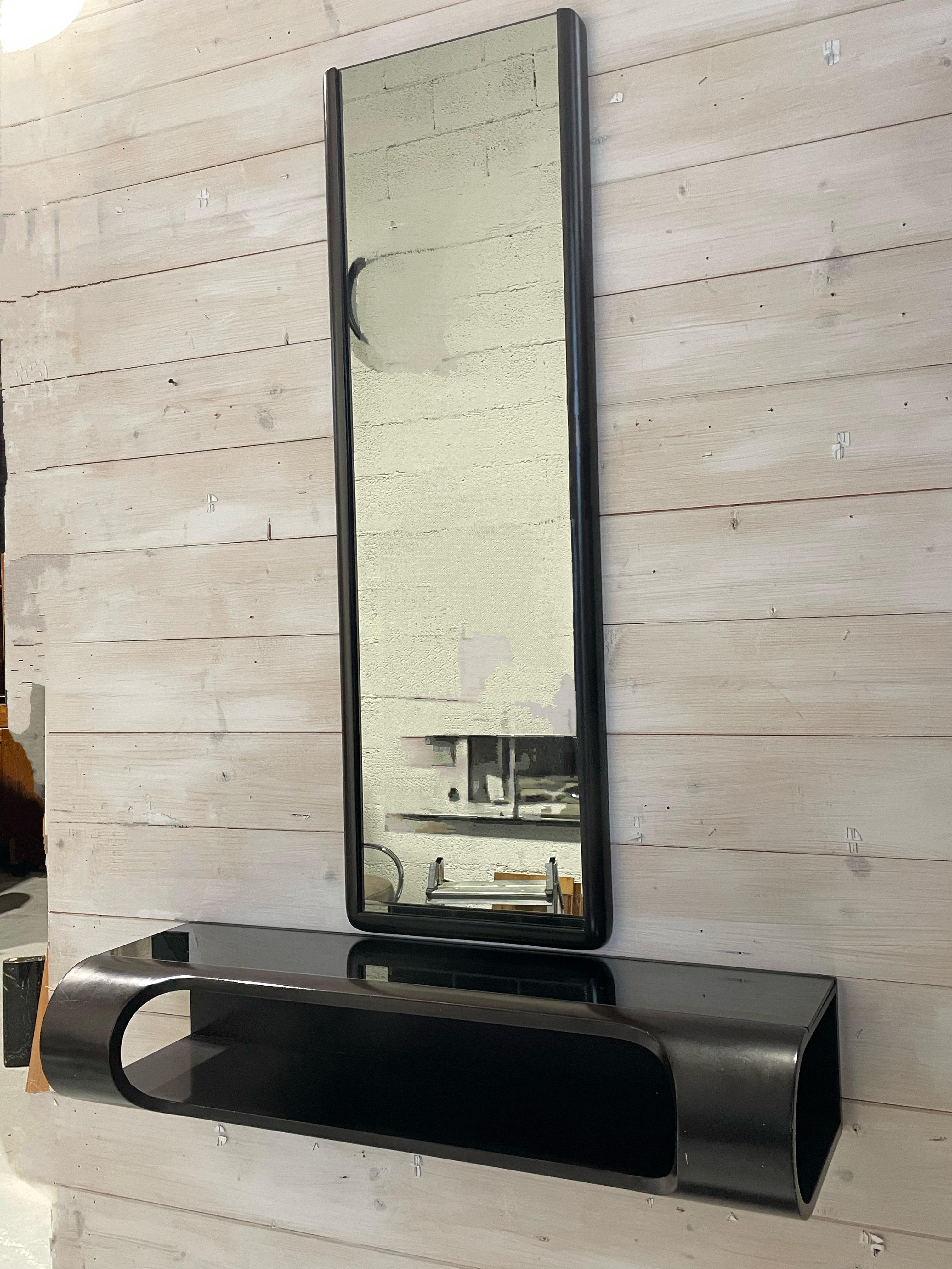 Italian 1970s hanging console table For Sale
