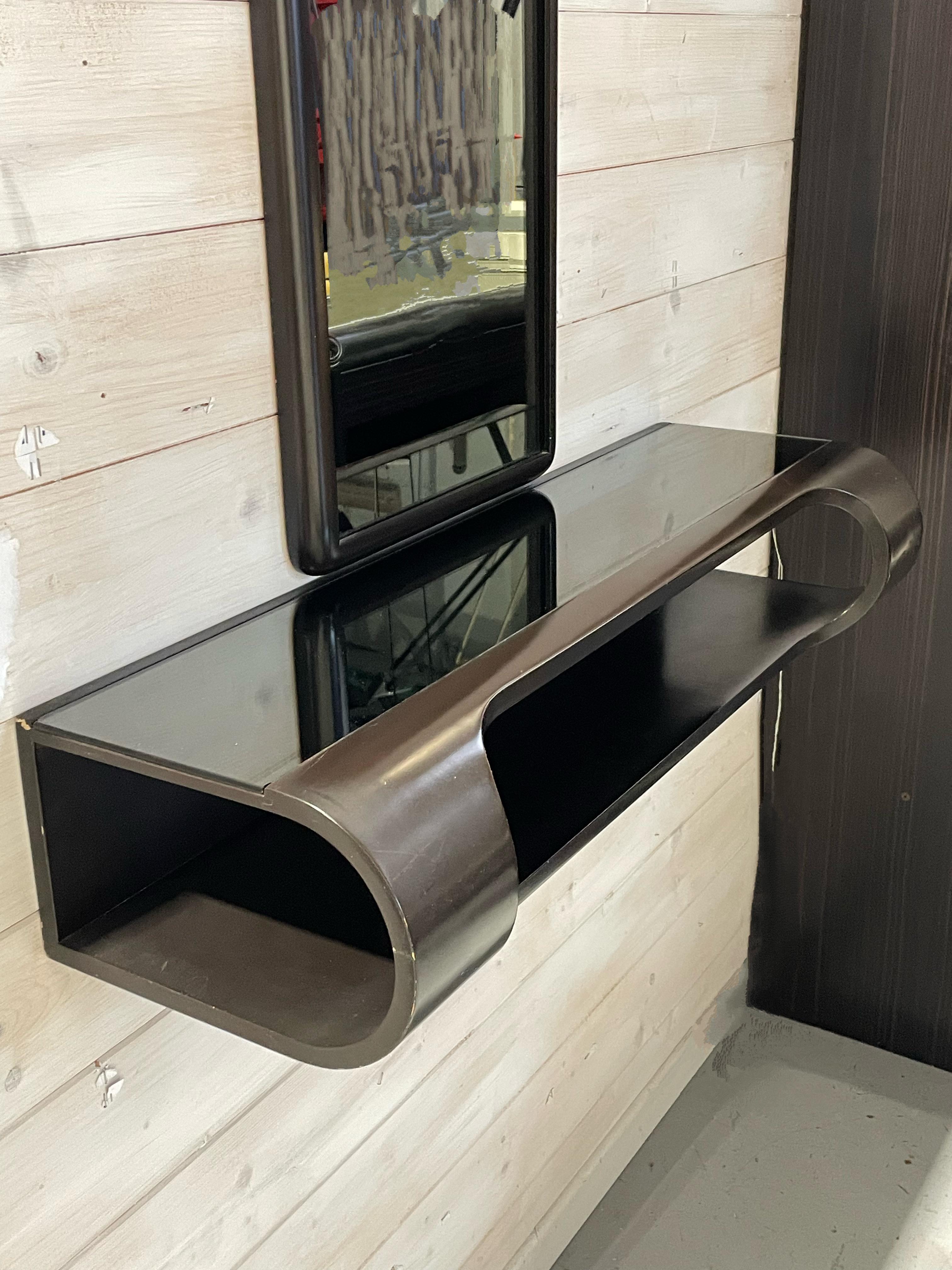 Late 20th Century 1970s hanging console table For Sale
