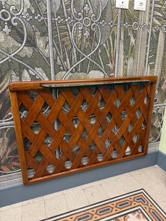 Consolle Rettangolare in Noce e cristallo Paolo Buffa Design Mid-century