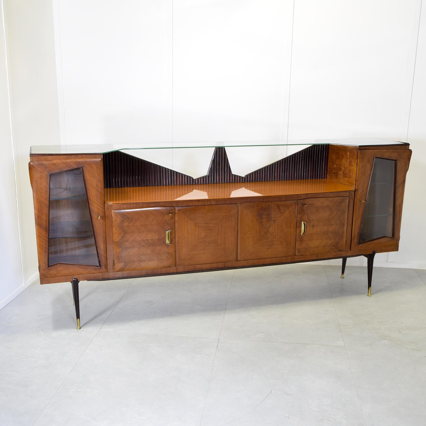 Consorzio Esposizione Mobili Cantù Buffet 1960s en vente 11