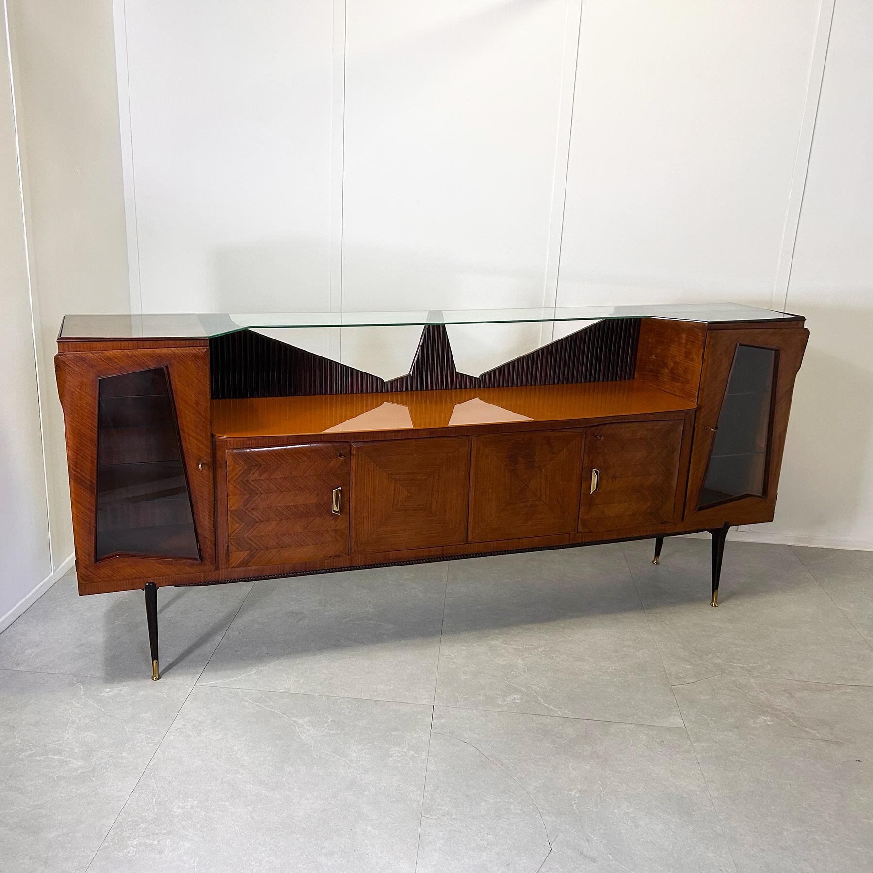 Consorzio Esposizione Mobili Cantù Buffet 1960s en vente 12