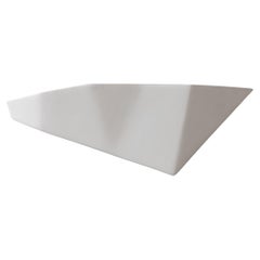 Constance Contemporary Wall Sconce in White Plaster by Benediko