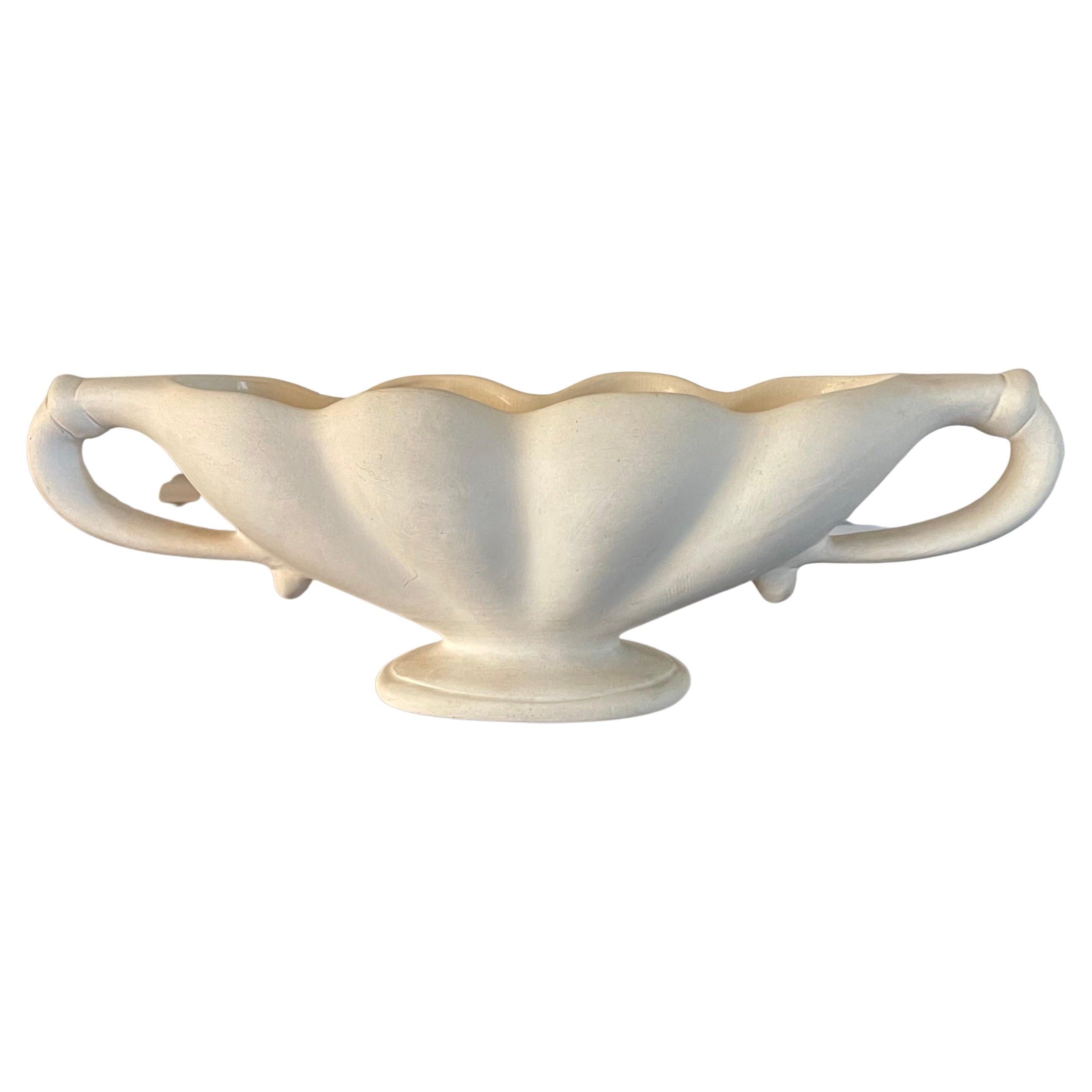 Constance Spry for Fulham Pottery Scalloped Vase, circa 1930s