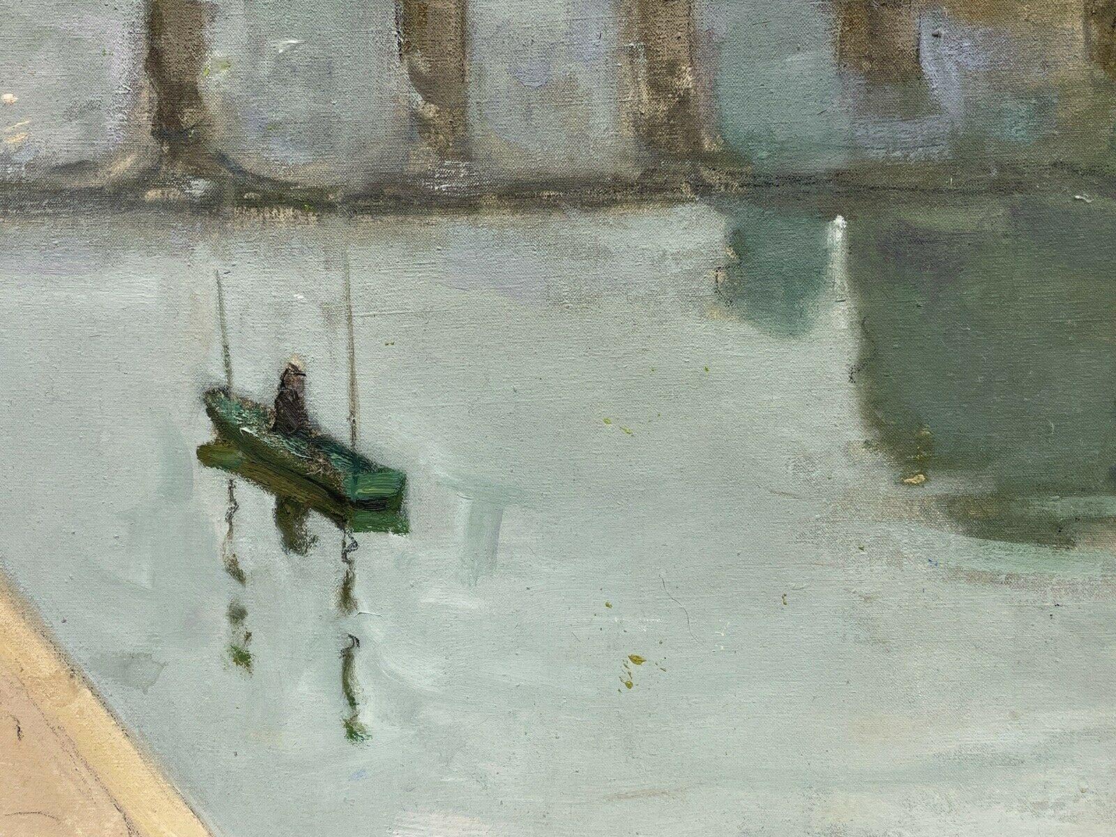 Artiste/École :
Constant Dore (français 1883-1963)

Titre :
La Seine, Paris. Travail de belle qualité montrant l'influence de l'école de Pont-Aven, avec l'épais pinceau carré de couleur presque bloc et la palette de couleurs. L'artiste est