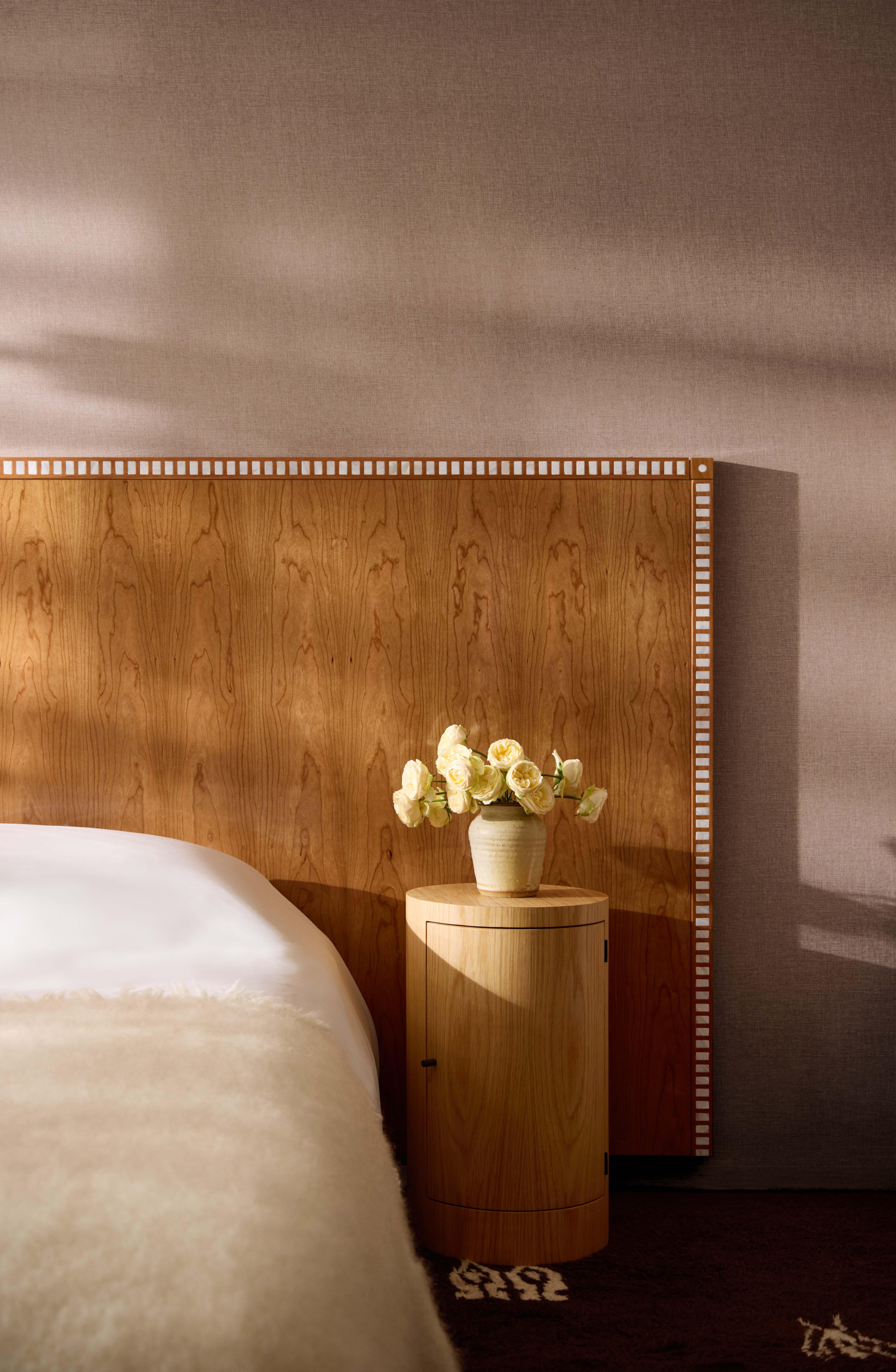 Minimalist Constant Night Stand in Oak Wood by Master for Lemon