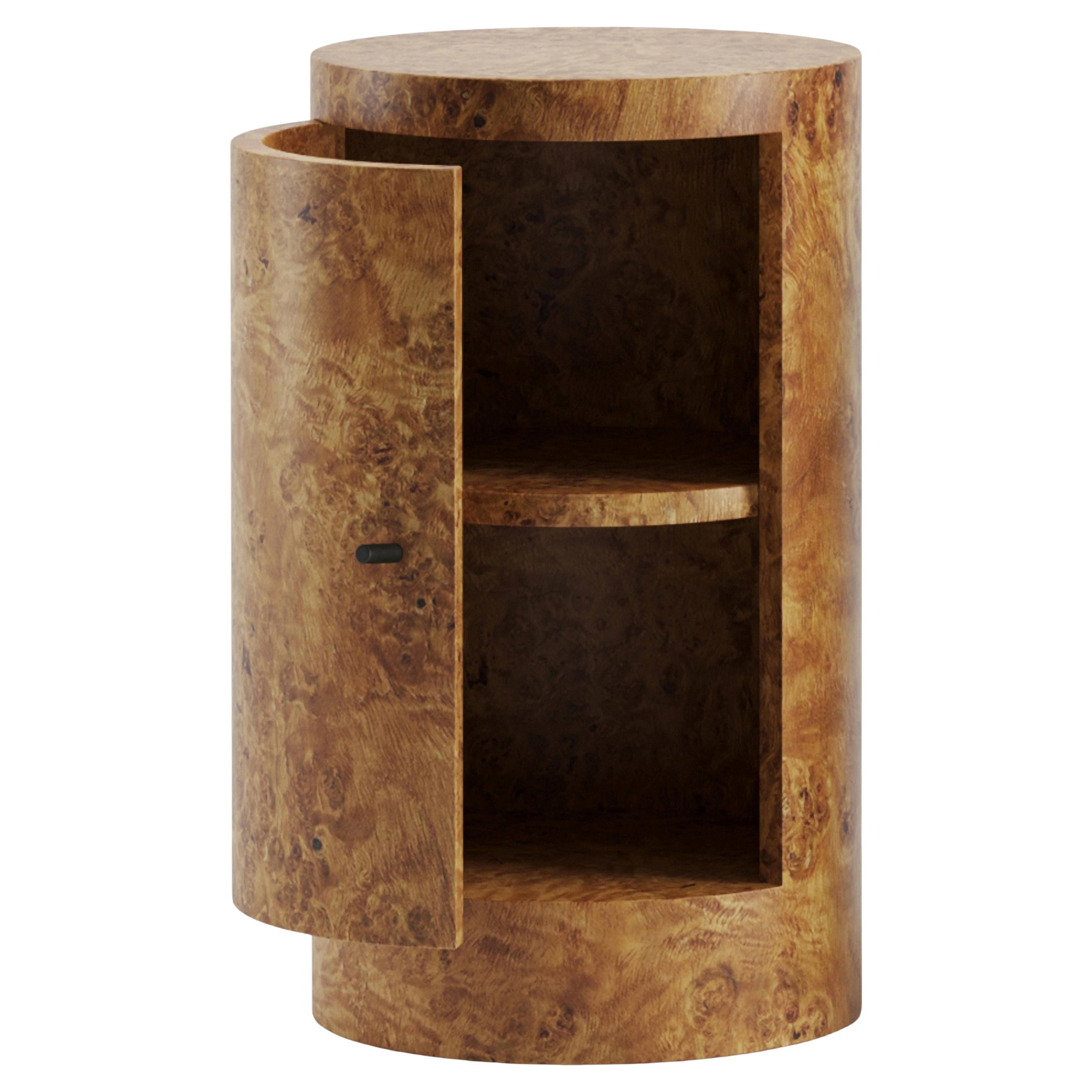 Constant Night Stand Left Unit en bois de ronce de peuplier par Lemon