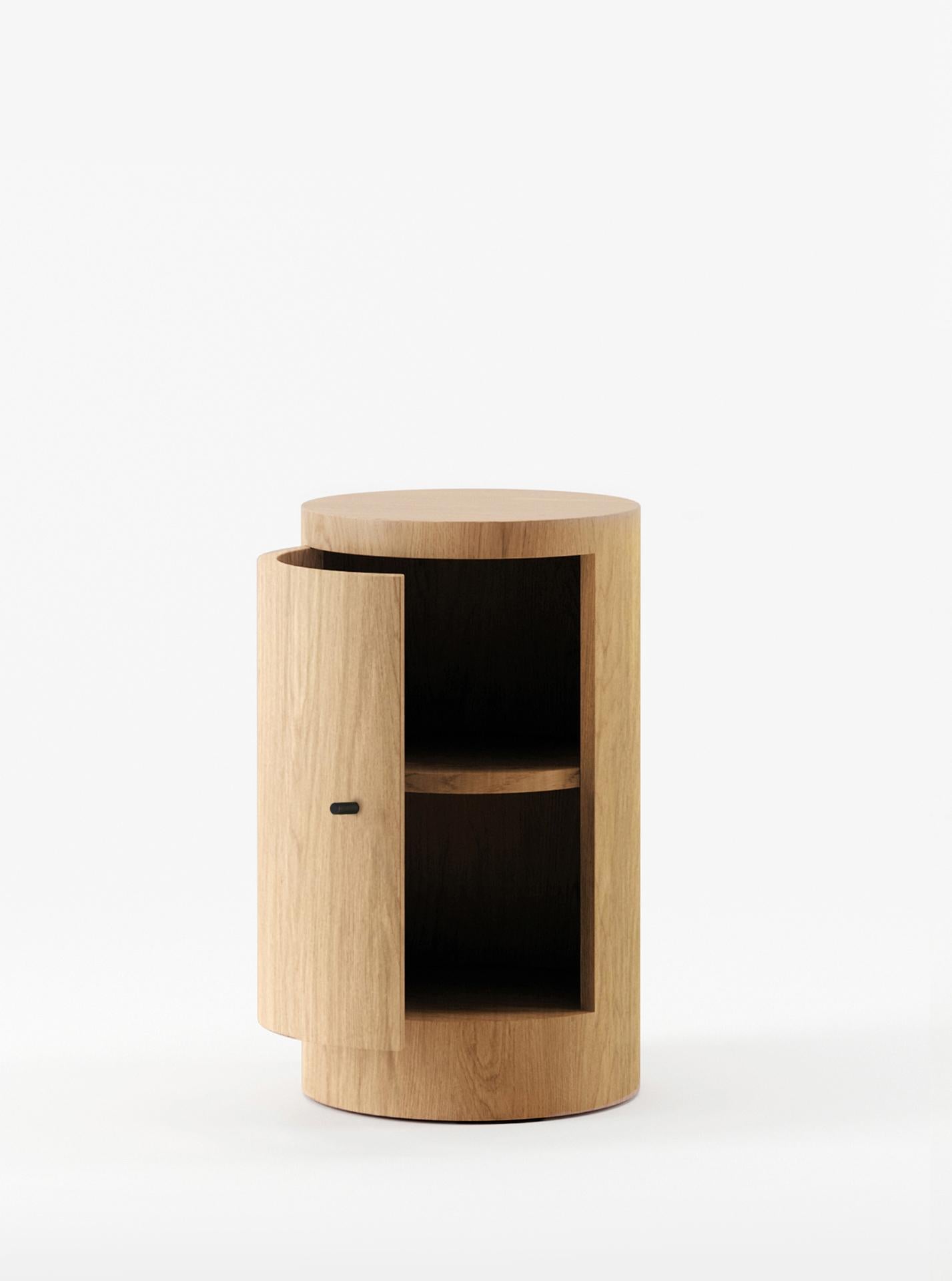 Mesilla de Noche Constant Mueble Individual Izquierdo en Madera de Roble by Lemon Sudafricano en venta