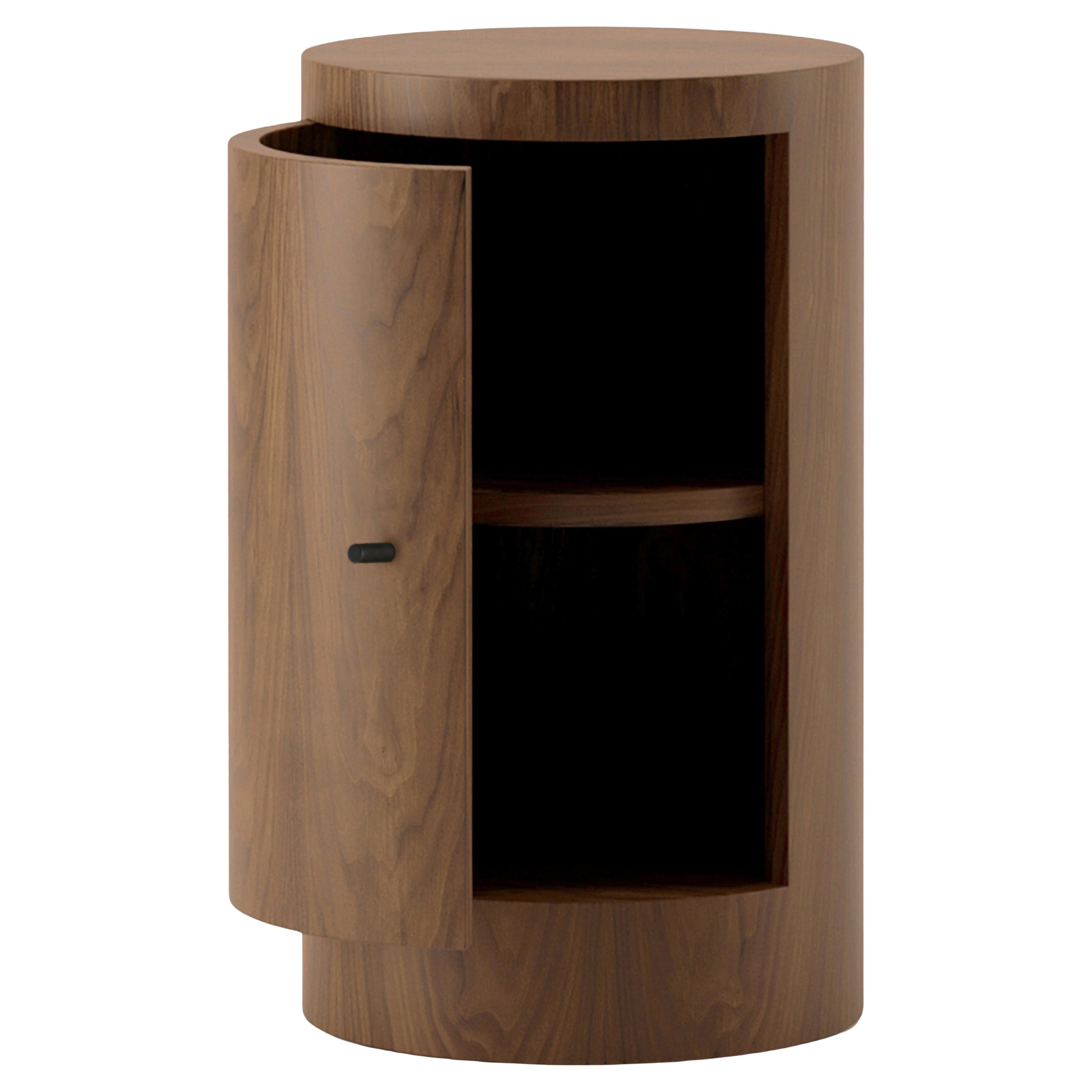 Constant Night Stand Einzelner linker Schrank in Nussbaum von Lemon