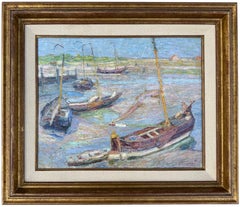 Bateaux sur le rivage d'Ostende, 1911" par Constant Permeke (1886 - 1952)
