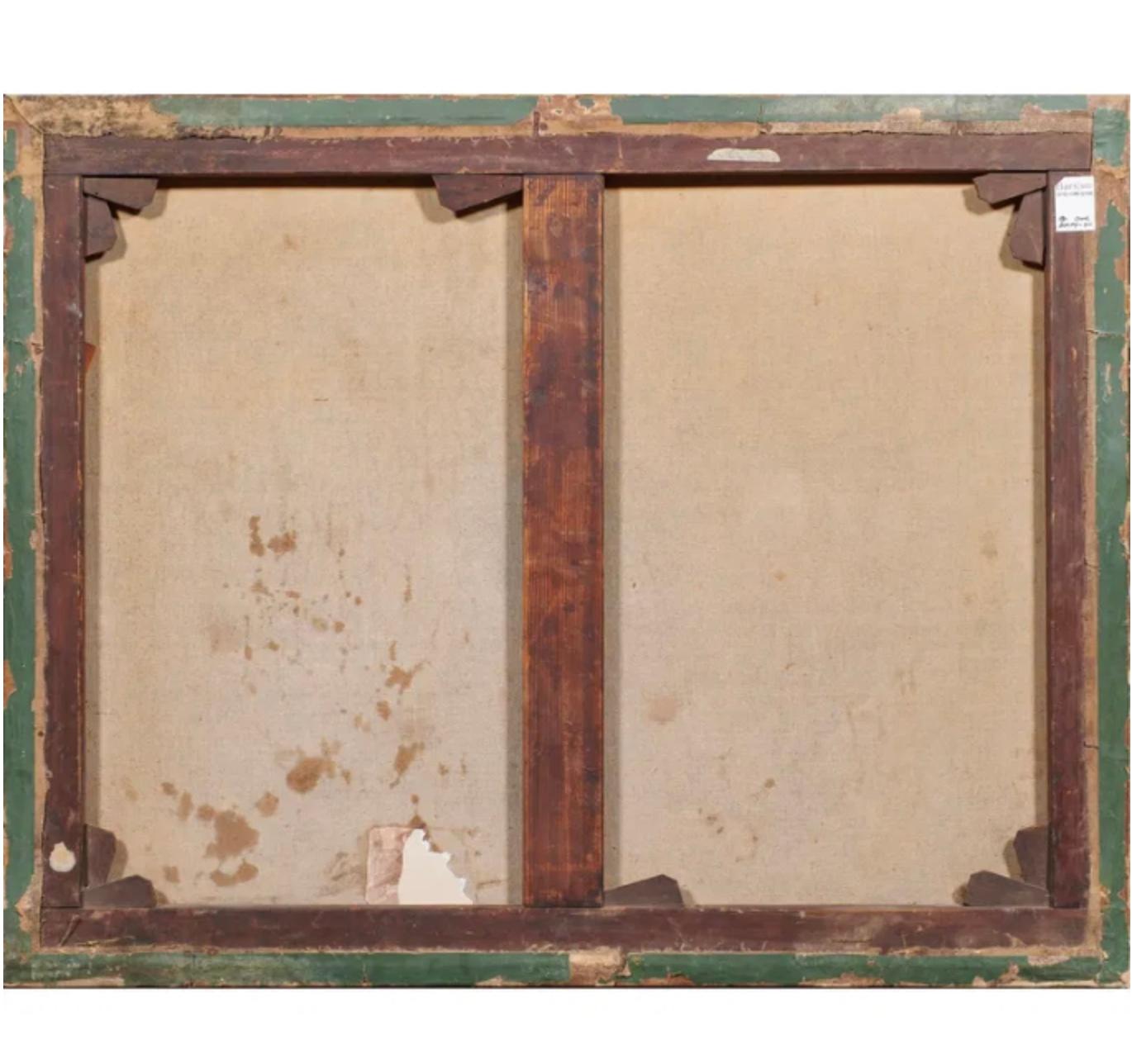 Constant Troyon Pastora dopo la tempesta Pittura ad olio di grandi dimensioni in vendita 5