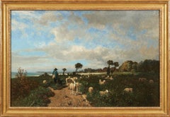 Le Berger et la Mer (El pastor y el mar), Paisaje francés del siglo XIX