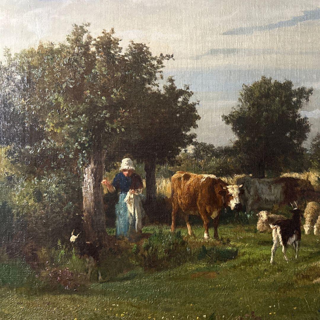 what does this painting by constant troyon suggest about his culture’s relationship with nature
