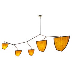 Constantin 5: Bamboo mobile chandelier, handmade by Andrea Claire Studio