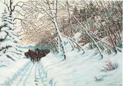 "Chevaux dans la neige"
