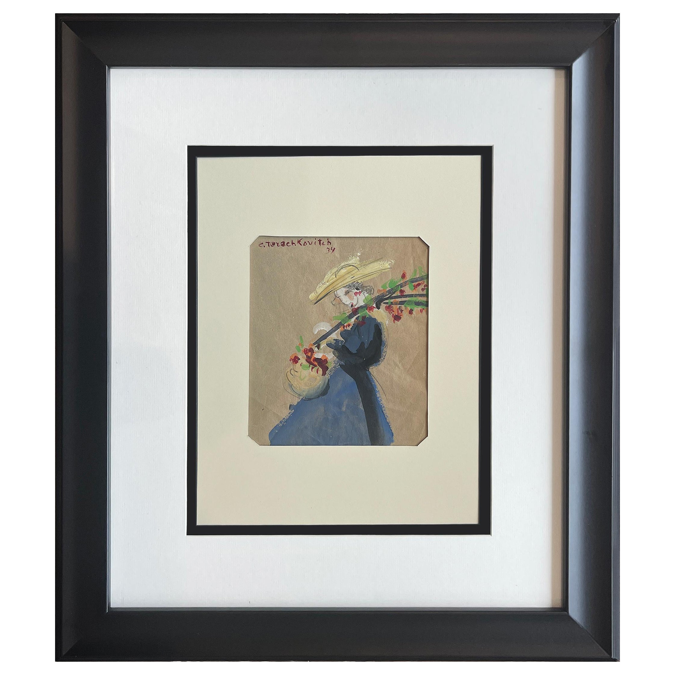 Constantin Andréevitch TERECHKOVITCH – Watercolor 1934
