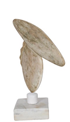 Carmen, Washington: Plaster Sculpture with Marble Base by Constantin Antonovici