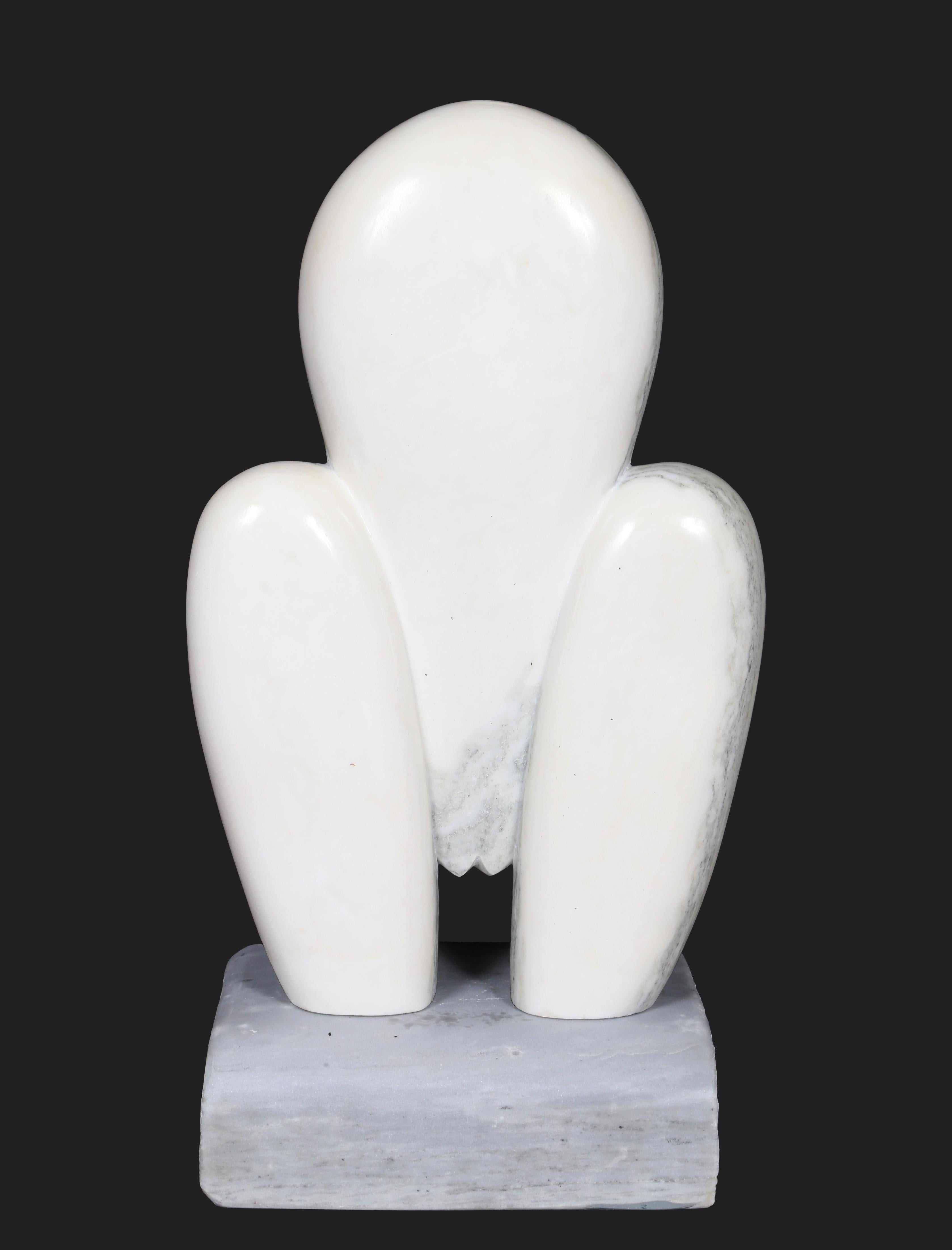 Girl Torso, Modern Marble Sculpture by Antonovici For Sale 3