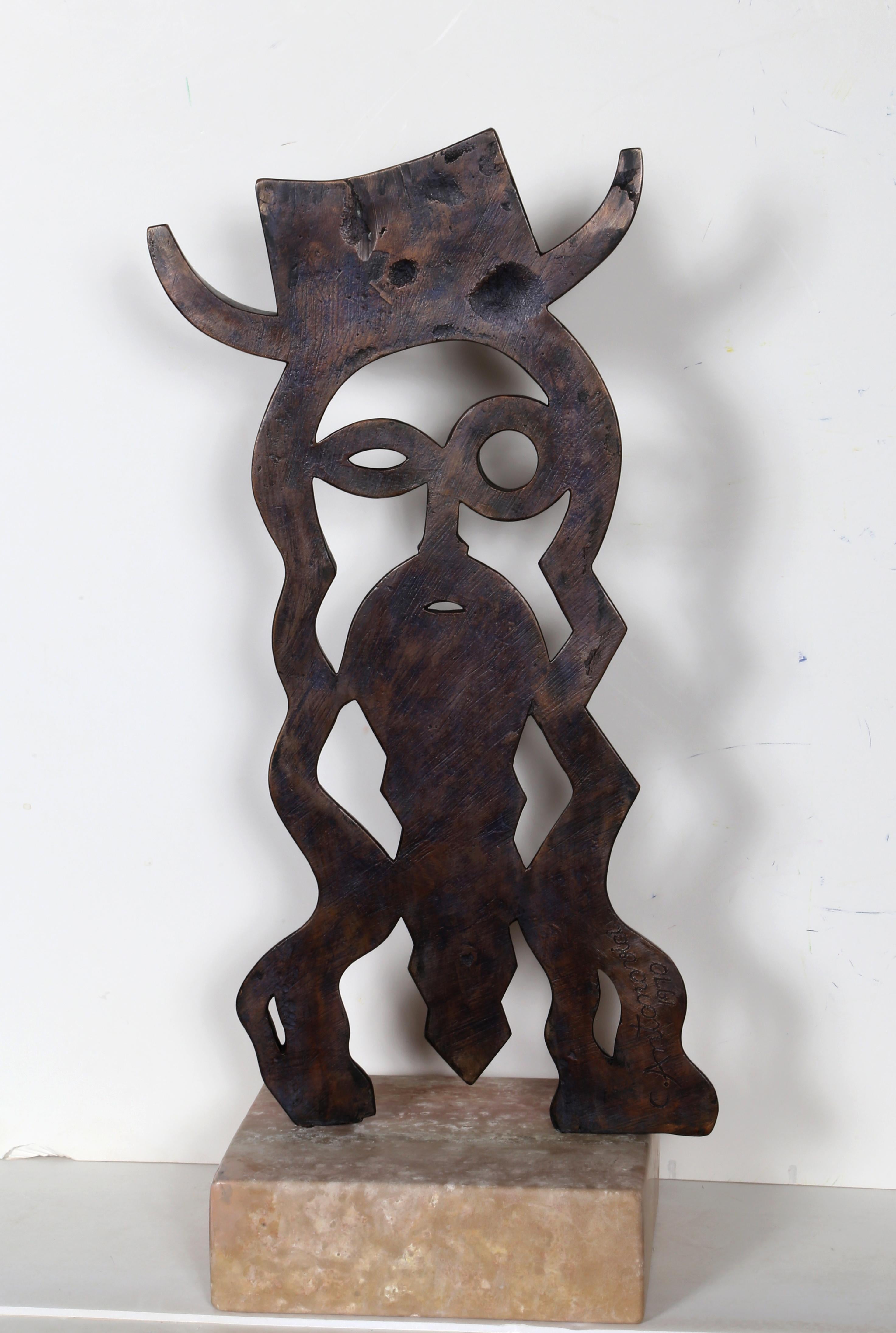 Hippie, Modernity Bronze by Antonovici 1970 en vente 3