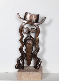 Hippie, Moderne Bronze von Antonovici, 1970