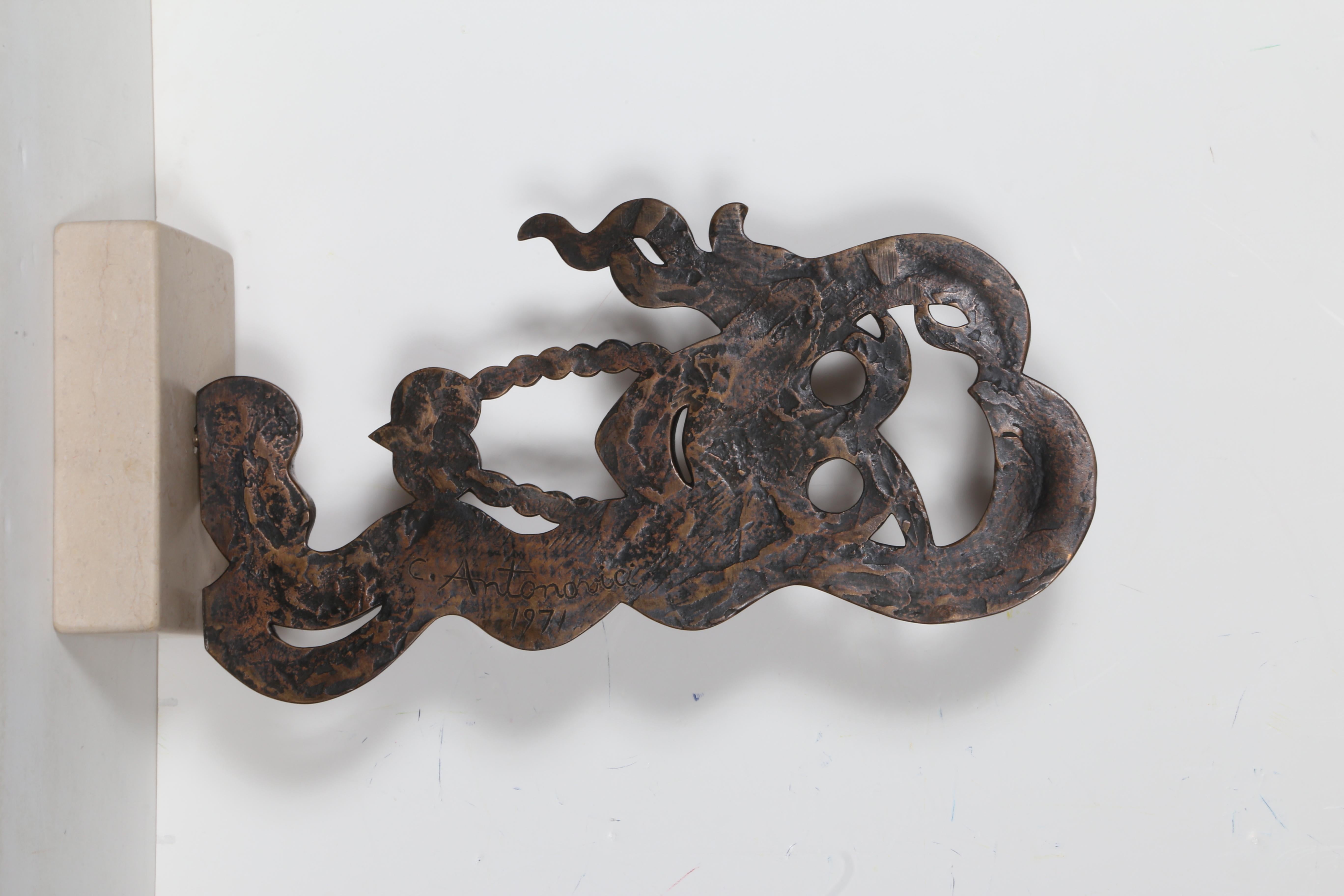 Hippie, Modern Bronze by Antonovici 1971 For Sale 3
