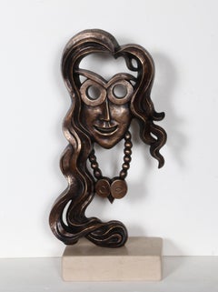 Hippie, bronze moderne d'Antonovici 1971