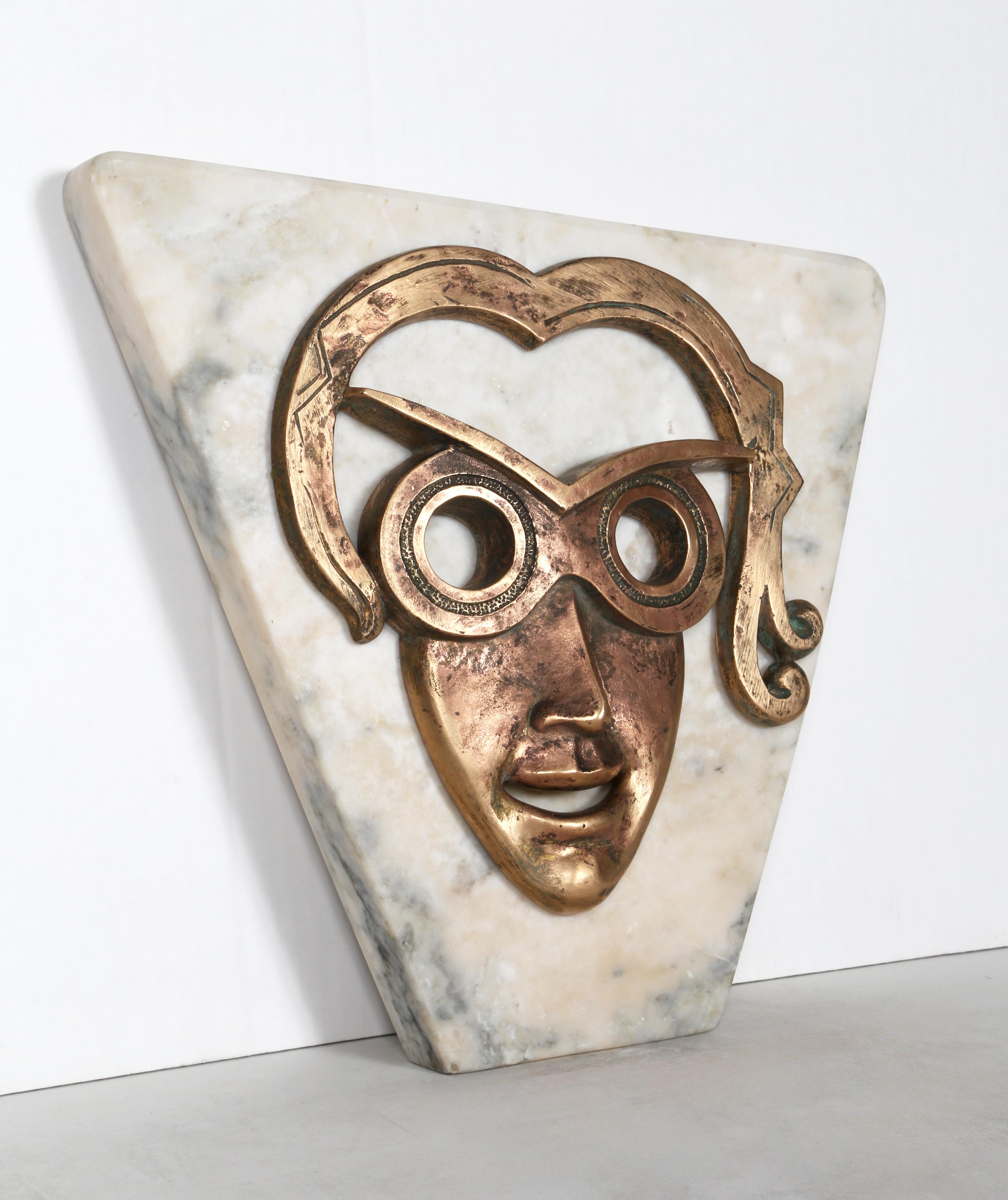 Ileana, sculpture en bronze et marbre de Constantin Antonovici en vente 2