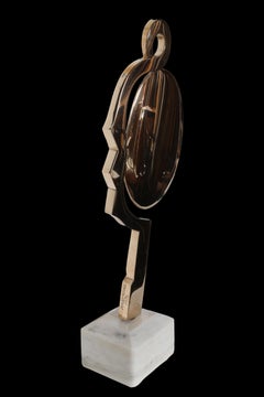 Pony Tail Girl, Modern Bronze by Antonovici 1976