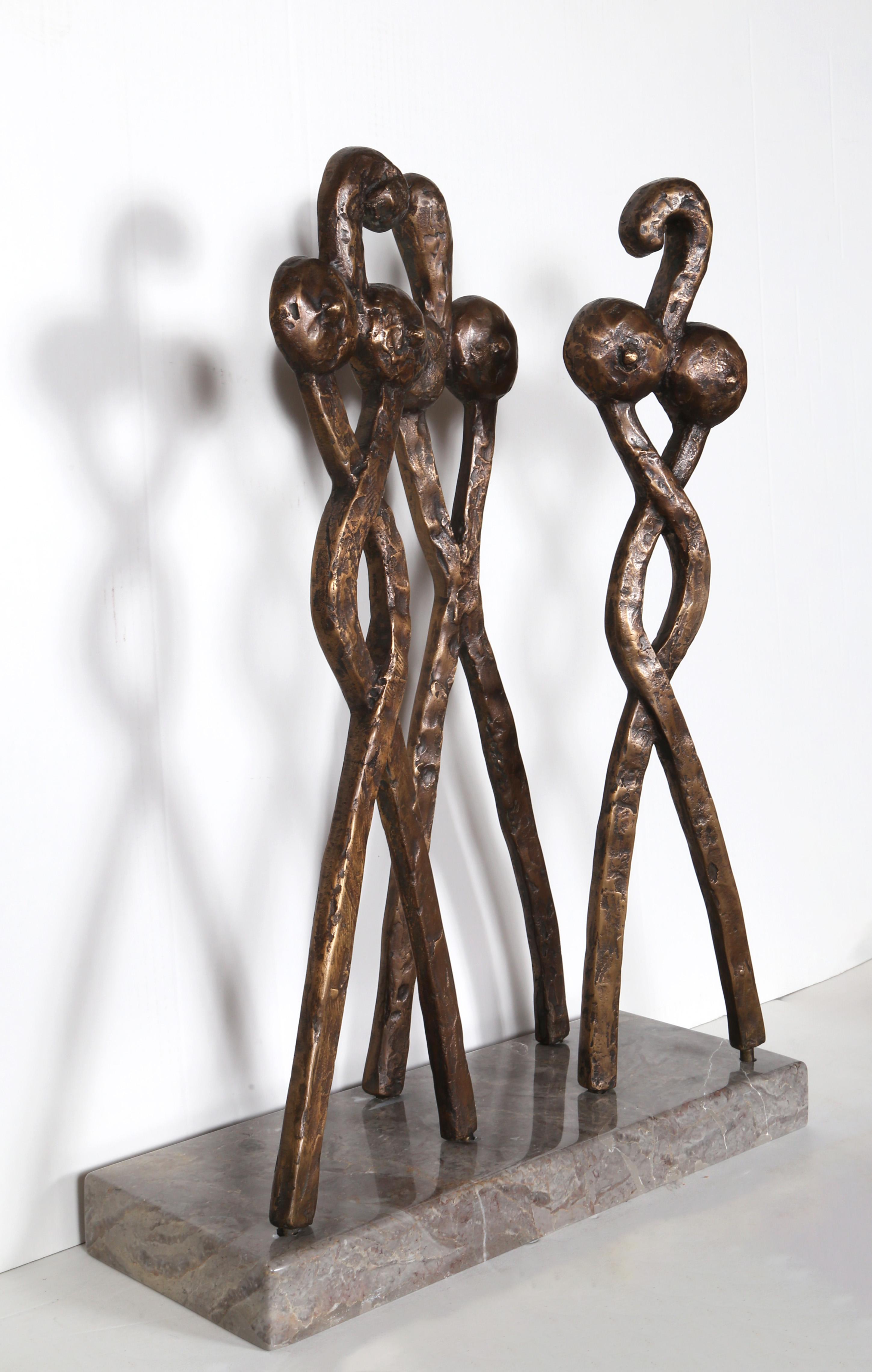 Trois Grâces en bronze de Constantin Antonovici en vente 3