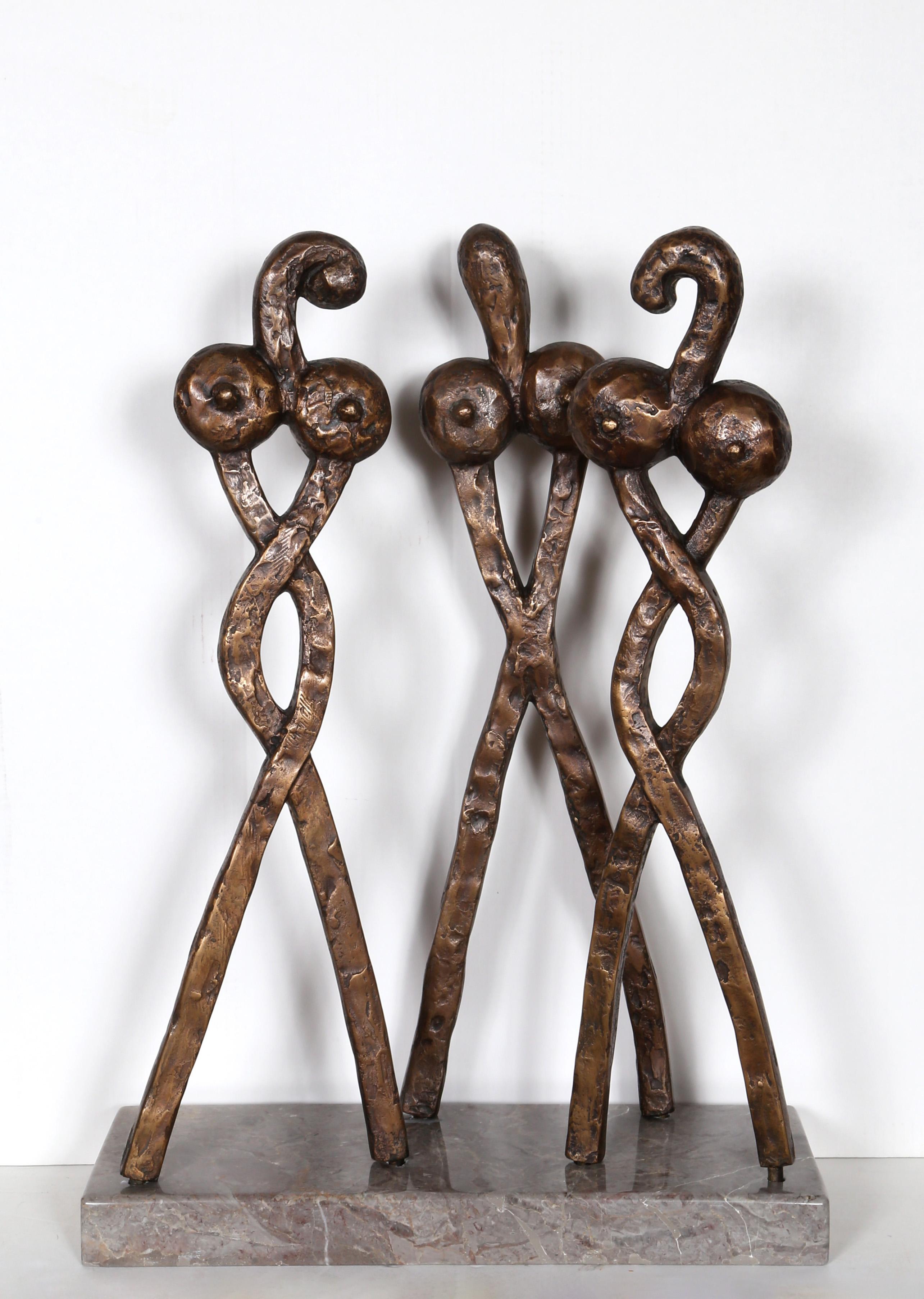 Trois Grâces en bronze de Constantin Antonovici
