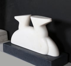 Two Ducks, Modern Marble Sculpture by Antonovici
