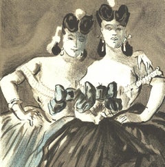 Constantin Guys, The Dancers, from Verve, Revue Artistique, 1939 (after)