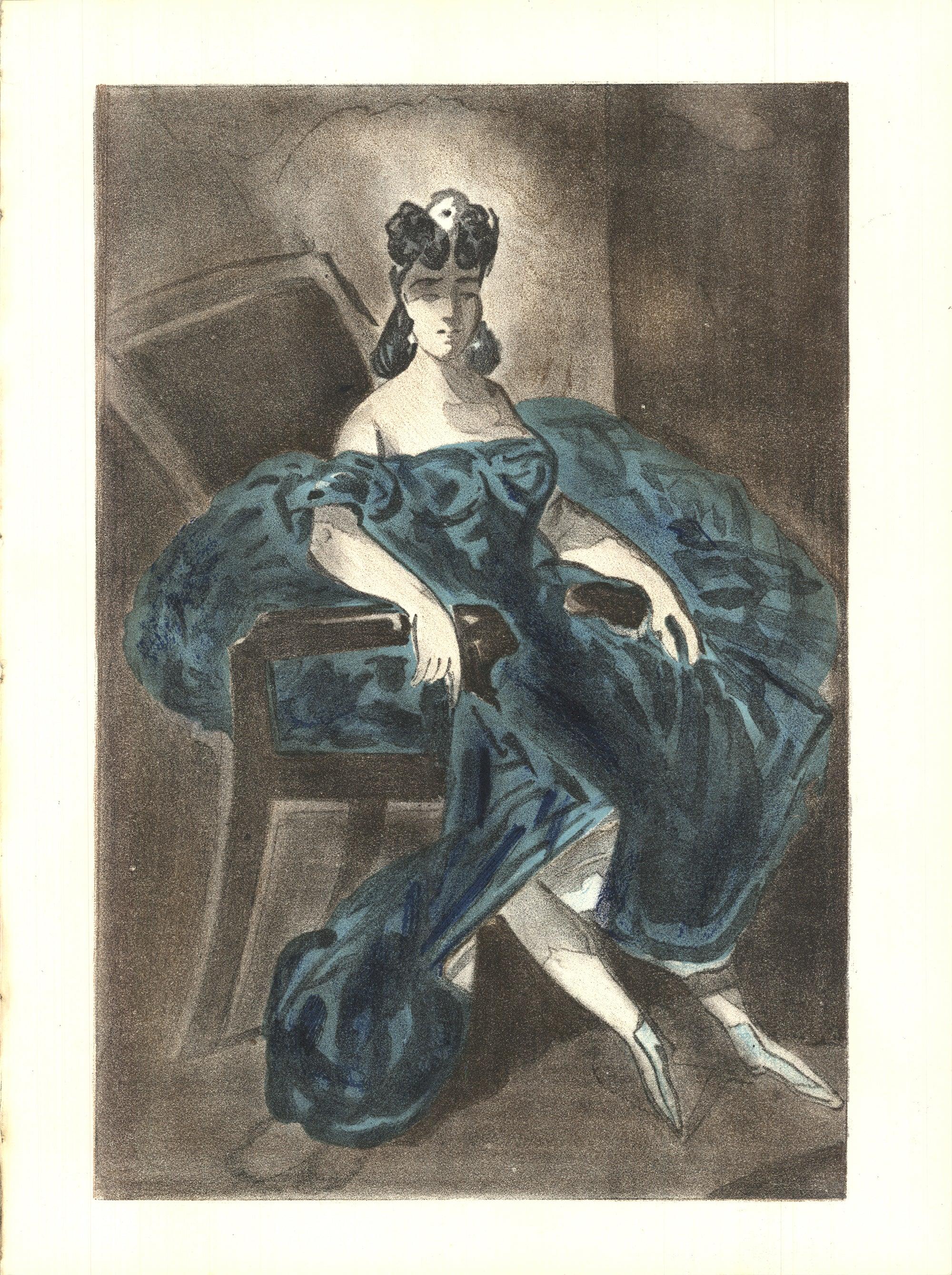 Lithographie auf Vélin des Papeteries du Marais Papier. Papierformat: 14 x 10,25 Zoll. Beschriftung: Unsigniert und nicht nummeriert, wie ausgegeben. Anmerkungen: Aus dem Album, Verve: Revue Artistique et Littéraire, Vol. II, N° 5-6, 1939.