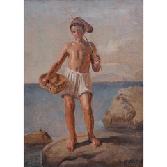 Italian fishing boy 