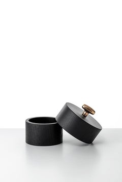 Boîte à bijoux Constantin en bois et bronze dans un coffret cadeau Design minimaliste