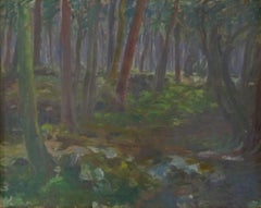Der Wald – Ölgemälde, russische Kunst