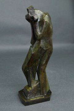 Músico. Por Constantin Selihanov. Bronce.