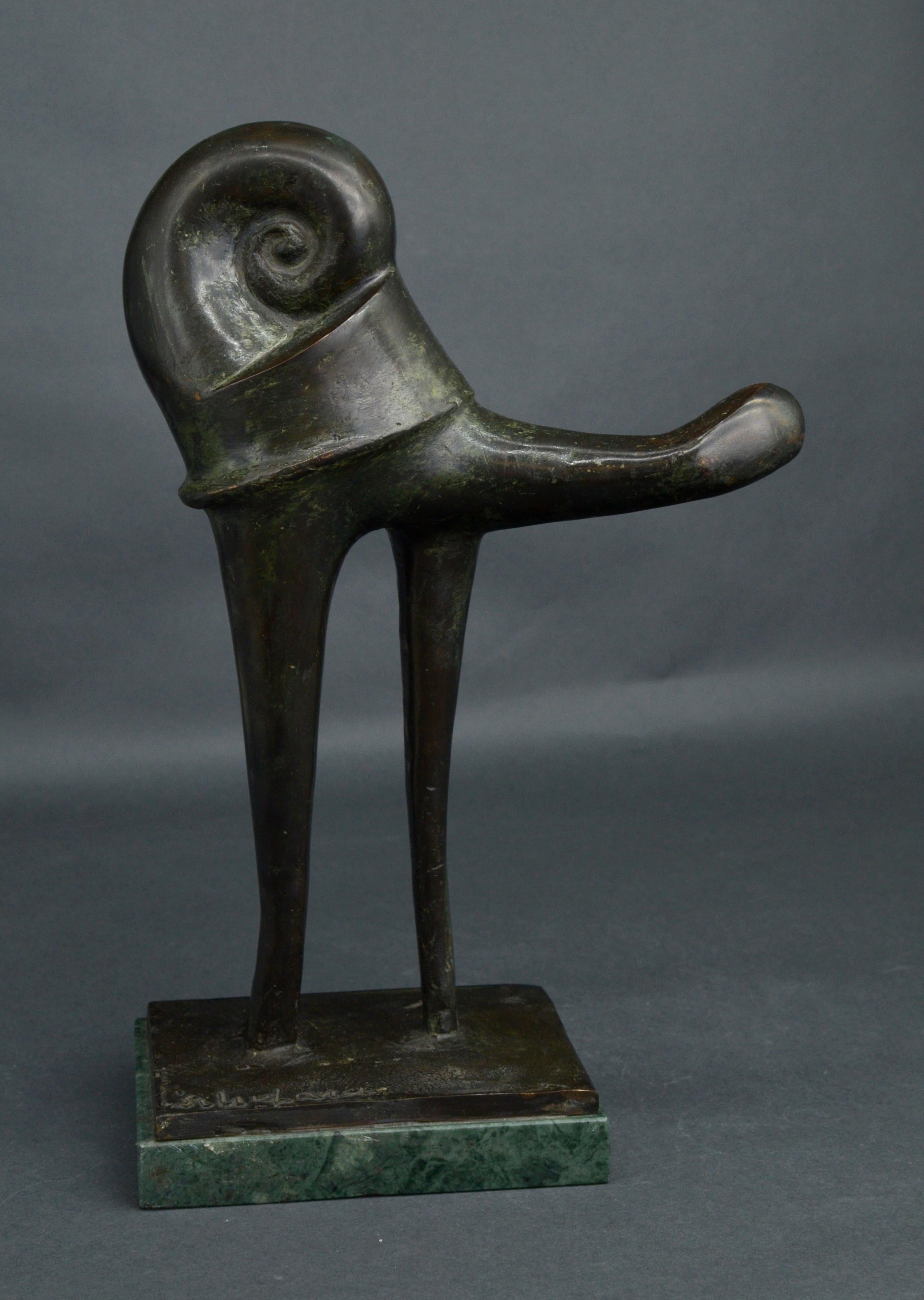 Snail. By Constantin Selihanov. Bronze. 19x29x10 cm